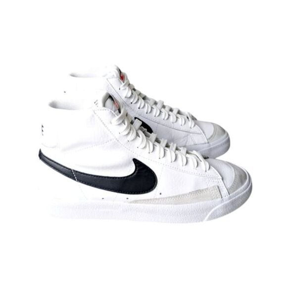 NIKE Blazer Mid 77 "White/Black" Sneakers Size 5.5Y/W7 - Picture 2 of 9